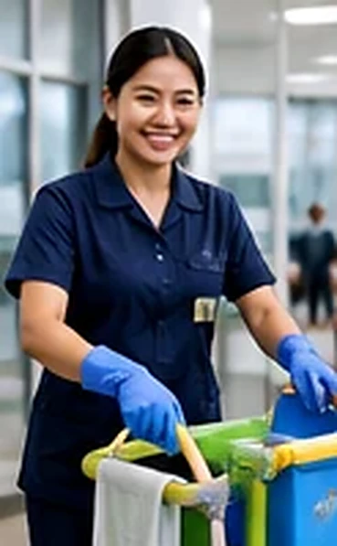 Illustrative scene representing Cleaning & Facility Management