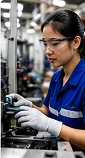 Illustrative scene representing Manufacturing & Production